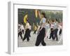 Early Morning Tai Chi Exercises, Taipei City, Taiwan-Christian Kober-Framed Photographic Print