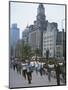 Early Morning Tai Chi in Front of Old Customs House, Shanghai, China-Waltham Tony-Mounted Photographic Print