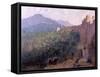 Early Morning - the Great Wall, 1998-Bob Brown-Framed Stretched Canvas