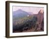 Early Morning - the Great Wall, 1998-Bob Brown-Framed Giclee Print