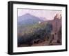 Early Morning - the Great Wall, 1998-Bob Brown-Framed Giclee Print