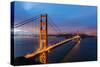 Early Morning Traffic on the Golden Gate Bridge in San Francisco, California, Usa-Chuck Haney-Stretched Canvas