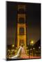 Early Morning Traffic on the Golden Gate Bridge in San Francisco, California, Usa-Chuck Haney-Mounted Photographic Print