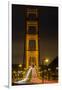 Early Morning Traffic on the Golden Gate Bridge in San Francisco, California, Usa-Chuck Haney-Framed Photographic Print