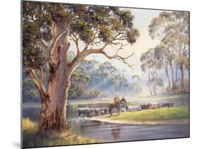 Early Morning - Vacy-John Bradley-Mounted Giclee Print