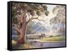 Early Morning - Vacy-John Bradley-Framed Stretched Canvas