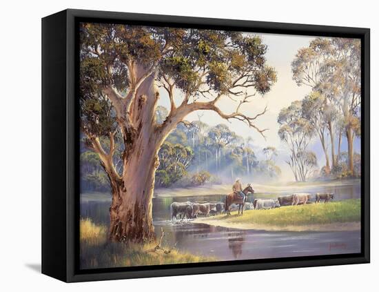 Early Morning - Vacy-John Bradley-Framed Stretched Canvas