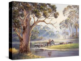 Early Morning - Vacy-John Bradley-Stretched Canvas