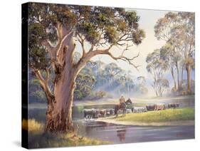 Early Morning - Vacy-John Bradley-Stretched Canvas