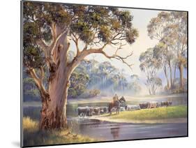 Early Morning - Vacy-John Bradley-Mounted Giclee Print