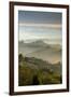 Early Morning View across Misty Hills from San Gimignano, Tuscany, Italy, Europe-John-Framed Photographic Print