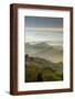 Early Morning View across Misty Hills from San Gimignano, Tuscany, Italy, Europe-John-Framed Photographic Print