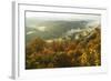 Early Morning View from Wegelnburg Castle of the Palatinate Forest-Jochen Schlenker-Framed Photographic Print