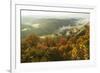 Early Morning View from Wegelnburg Castle of the Palatinate Forest-Jochen Schlenker-Framed Photographic Print