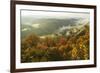 Early Morning View from Wegelnburg Castle of the Palatinate Forest-Jochen Schlenker-Framed Photographic Print