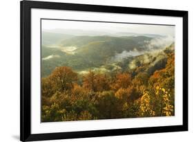 Early Morning View from Wegelnburg Castle of the Palatinate Forest-Jochen Schlenker-Framed Photographic Print