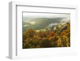 Early Morning View from Wegelnburg Castle of the Palatinate Forest-Jochen Schlenker-Framed Photographic Print