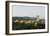 Early Morning View of Richomd Castle in Yorkshire, England, United Kingdom-John Woodworth-Framed Photographic Print