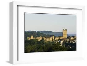 Early Morning View of Richomd Castle in Yorkshire, England, United Kingdom-John Woodworth-Framed Photographic Print