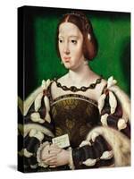 Early Netherlandish Art : Portrait of Queen Eleanor of Austria (1498-1558) Par Cleve, Joos Van (Ca.-Joos van Cleve-Stretched Canvas