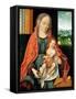 Early Netherlandish Art : the Virgin and Child Par Cleve, Joos Van (Ca. 1485-1540), Ca 1530. Oil On-Joos van Cleve-Framed Stretched Canvas