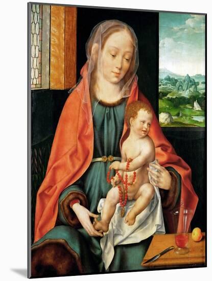 Early Netherlandish Art : the Virgin and Child Par Cleve, Joos Van (Ca. 1485-1540), Ca 1530. Oil On-Joos van Cleve-Mounted Giclee Print