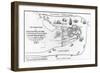 Early New York Map-null-Framed Giclee Print