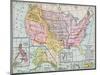 Early North American Map-null-Mounted Giclee Print