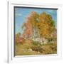 Early October, 1906-Willard Leroy Metcalf-Framed Giclee Print