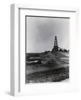 Early Oil Drilling Operation-null-Framed Photographic Print