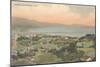 Early Overview of Santa Barbara, California-null-Mounted Art Print