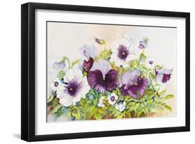 Early Pansies-Joanne Porter-Framed Giclee Print