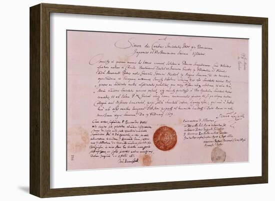 Early Passport-null-Framed Giclee Print