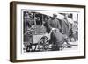 Early Philadelphia Pretzel Vendor-null-Framed Art Print