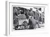 Early Philadelphia Pretzel Vendor-null-Framed Art Print