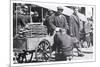 Early Philadelphia Pretzel Vendor-null-Mounted Art Print