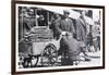 Early Philadelphia Pretzel Vendor-null-Framed Art Print