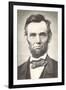 Early Photograph of Abraham Lincoln-null-Framed Art Print