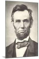 Early Photograph of Abraham Lincoln-null-Mounted Art Print