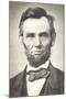 Early Photograph of Abraham Lincoln-null-Mounted Art Print