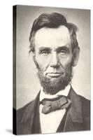 Early Photograph of Abraham Lincoln-null-Stretched Canvas