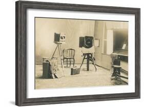 Early Photographic Equipment-null-Framed Art Print