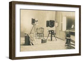 Early Photographic Equipment-null-Framed Art Print