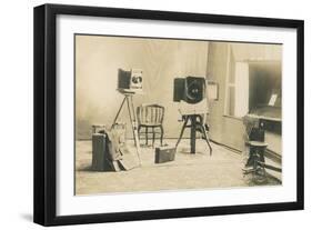 Early Photographic Equipment-null-Framed Art Print