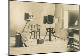 Early Photographic Equipment-null-Mounted Art Print
