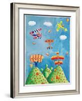 Early Plane Flight, 2004-Julie Nicholls-Framed Giclee Print