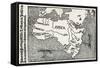 Early Portuguese Map of Africa-null-Framed Stretched Canvas
