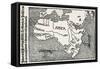 Early Portuguese Map of Africa-null-Framed Stretched Canvas