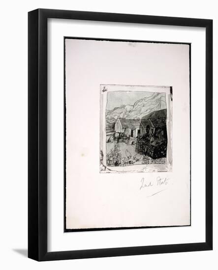 EARLY PRINTS 15131 (print)-Ralph Steadman-Framed Giclee Print