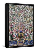 Early Qajar tiling, Masjed-e Vakil (Regent's Mosque), Shiraz, Iran, Middle East-James Strachan-Framed Stretched Canvas